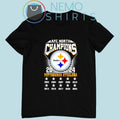 Pittsburgh Steelers 2024 AFC North champions 2002 to - Adult & Kids T-Shirts, Sweatshirts & Hoodies apparel design preview 1