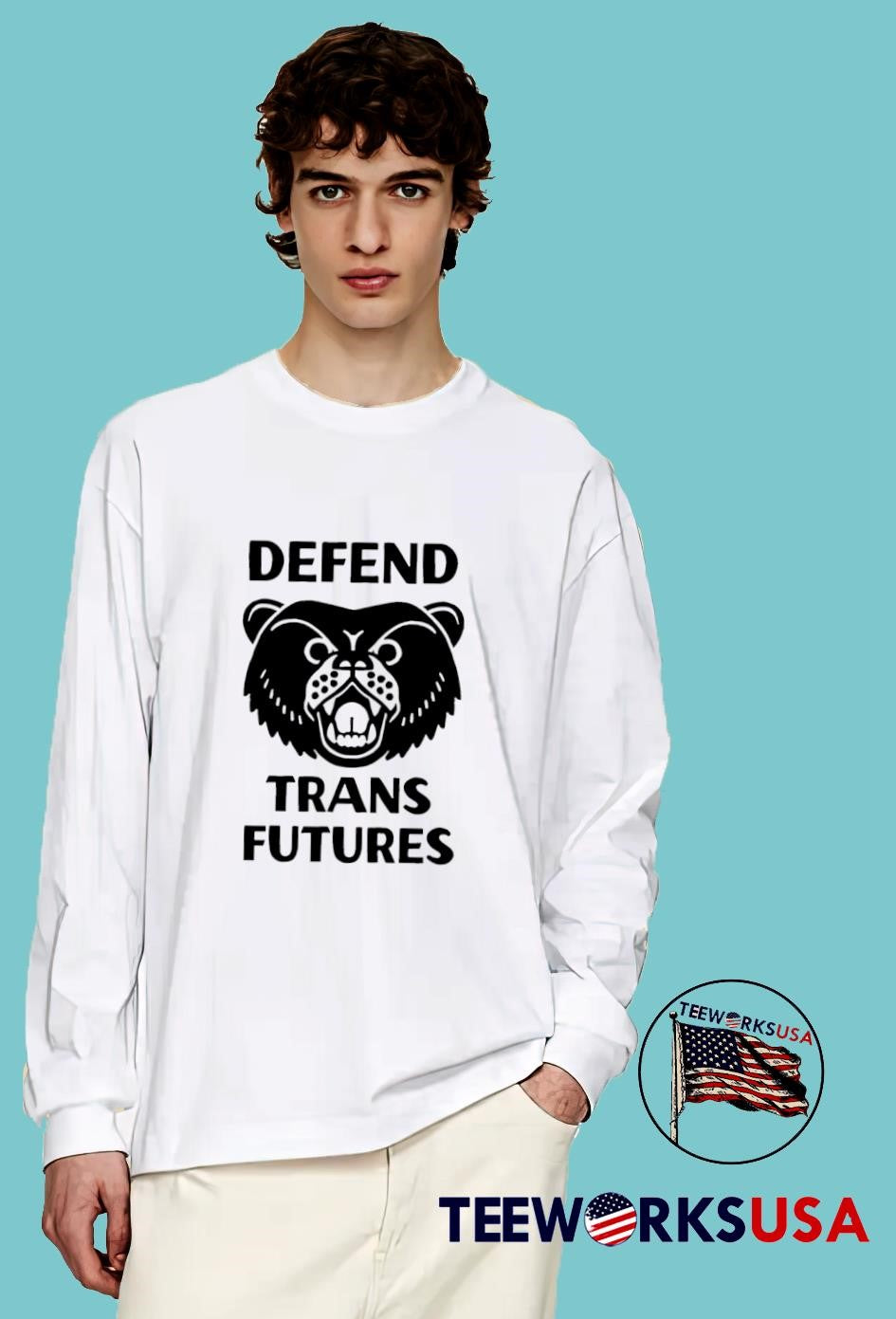 Defend trans futures - Adult & Kids T-Shirts, Sweatshirts & Hoodies apparel design preview 4