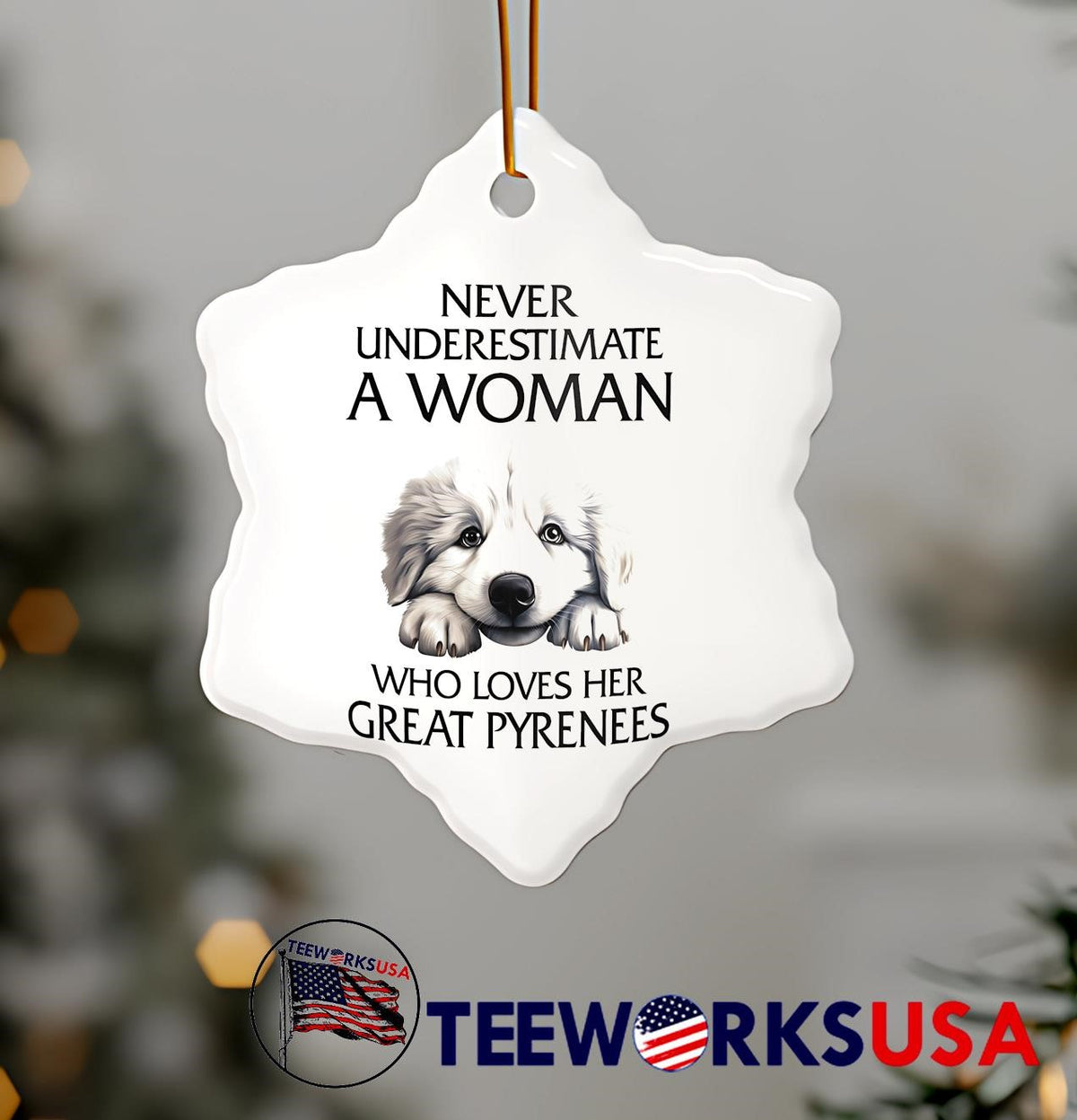 Dog never underestimate a woman who loves her great - Adult & Kids T-Shirts, Sweatshirts & Hoodies apparel design preview 7