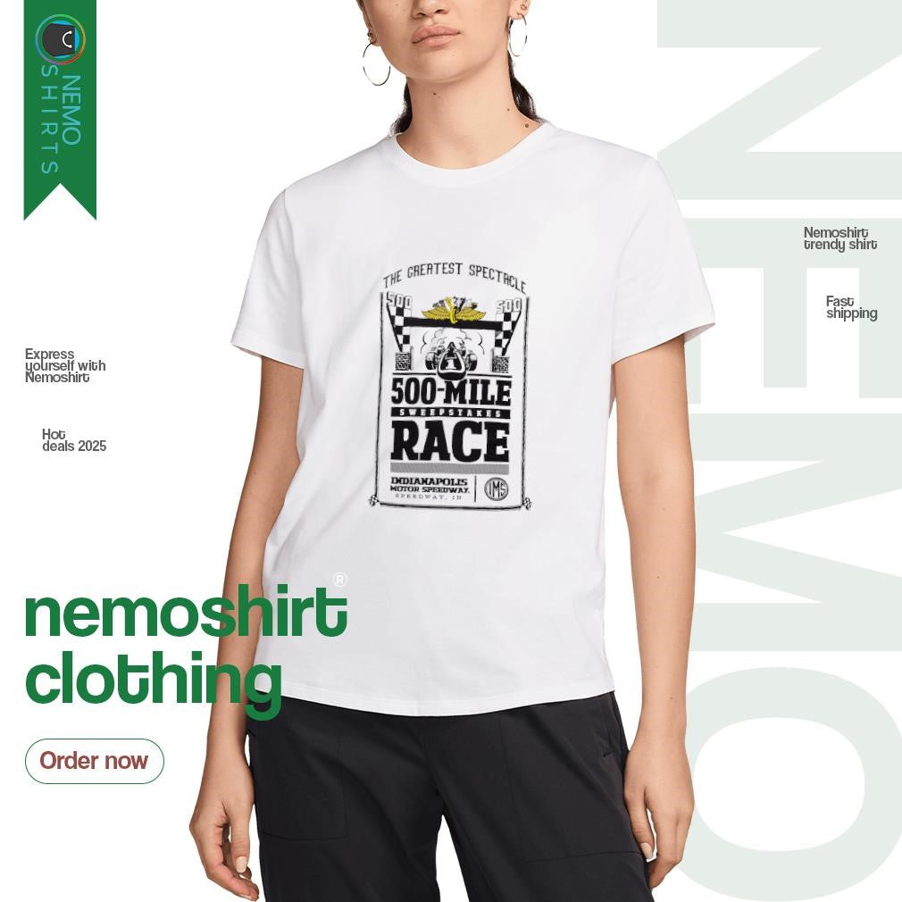 The greatest spectacle Indy 500 Mile sweepstakes race - Adult & Kids T-Shirts, Sweatshirts & Hoodies apparel design preview 3