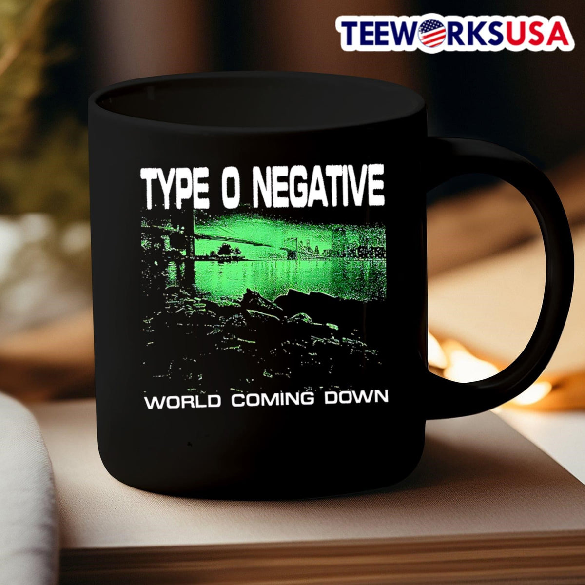Type o negative world coming down - Adult & Kids T-Shirts, Sweatshirts & Hoodies apparel design preview 3