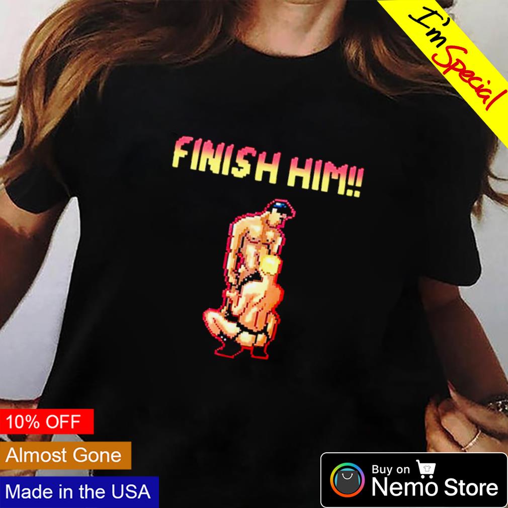 LGBT Pride gaymer finish him - Adult & Kids T-Shirts, Sweatshirts & Hoodies apparel design preview 2