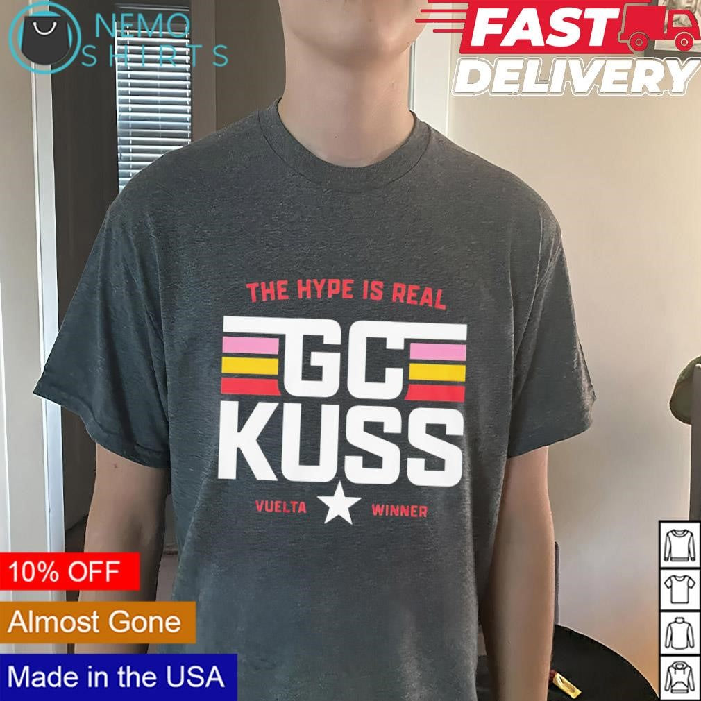 The hype is real GC Sepp Kuss Vuelta winner - Adult & Kids T-Shirts, Sweatshirts & Hoodies product image 3