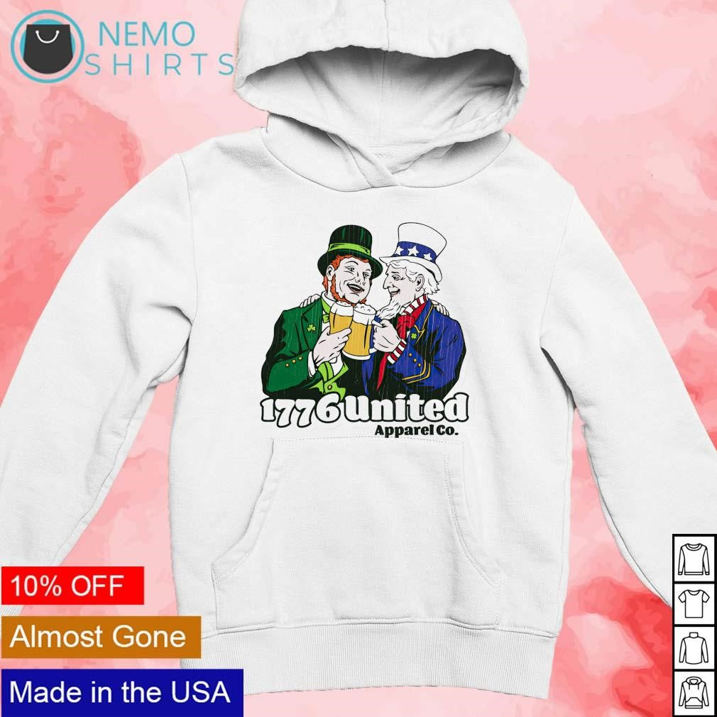 Uncle Sam 1776 united St. Patrick's day - Adult & Kids T-Shirts, Sweatshirts & Hoodies apparel design preview 2