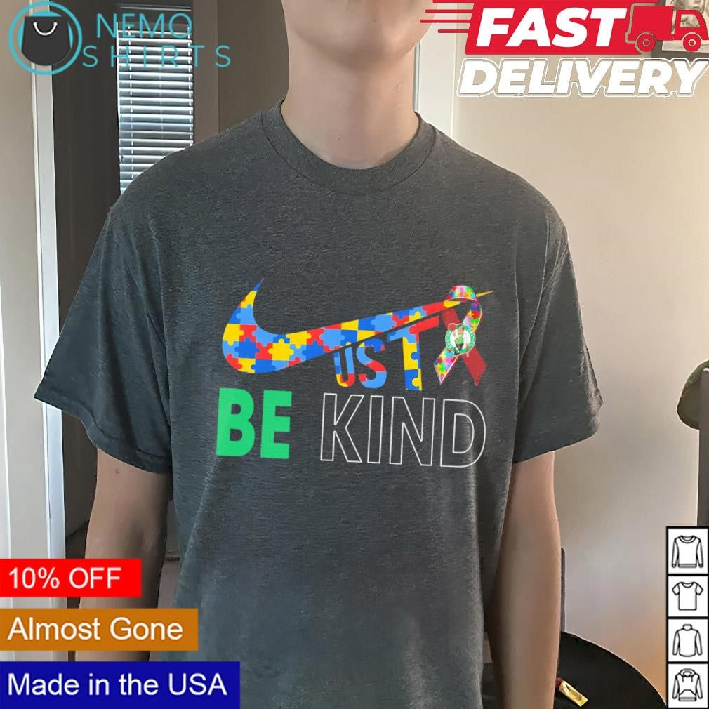 Boston Celtics autism just be kind - Adult & Kids T-Shirts, Sweatshirts & Hoodies apparel design preview 3