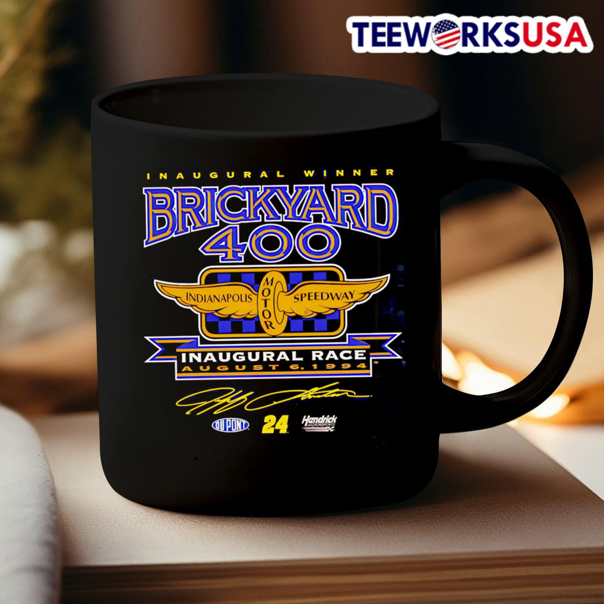1994 Brickyard 400 Jeff Gordon retro - Adult & Kids T-Shirts, Sweatshirts & Hoodies apparel design preview 3