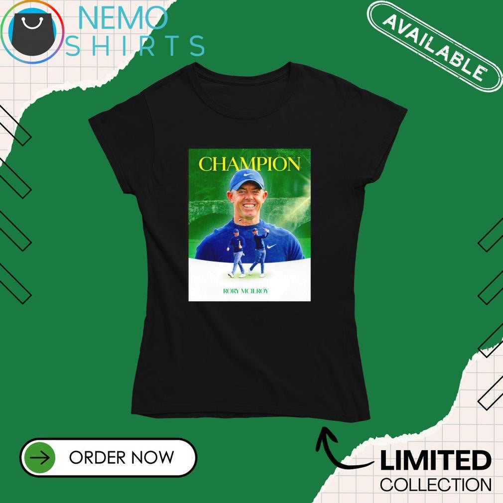 Rory McIlroy wins the Masters Tournament and - Adult & Kids T-Shirts, Sweatshirts & Hoodies apparel design preview 4