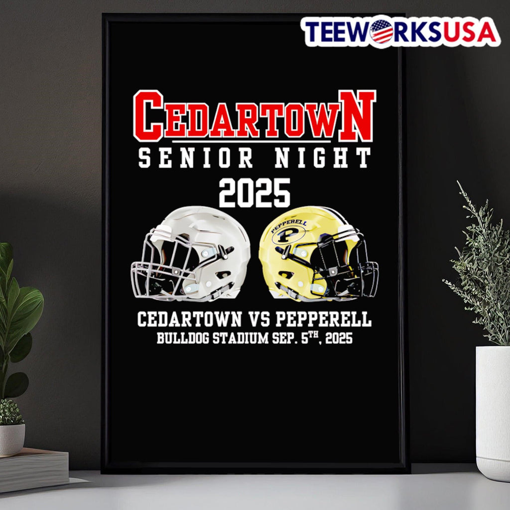 Cedartown Senior Night 2025 vs Pepperell - Adult & Kids T-Shirts, Sweatshirts & Hoodies apparel design preview 5