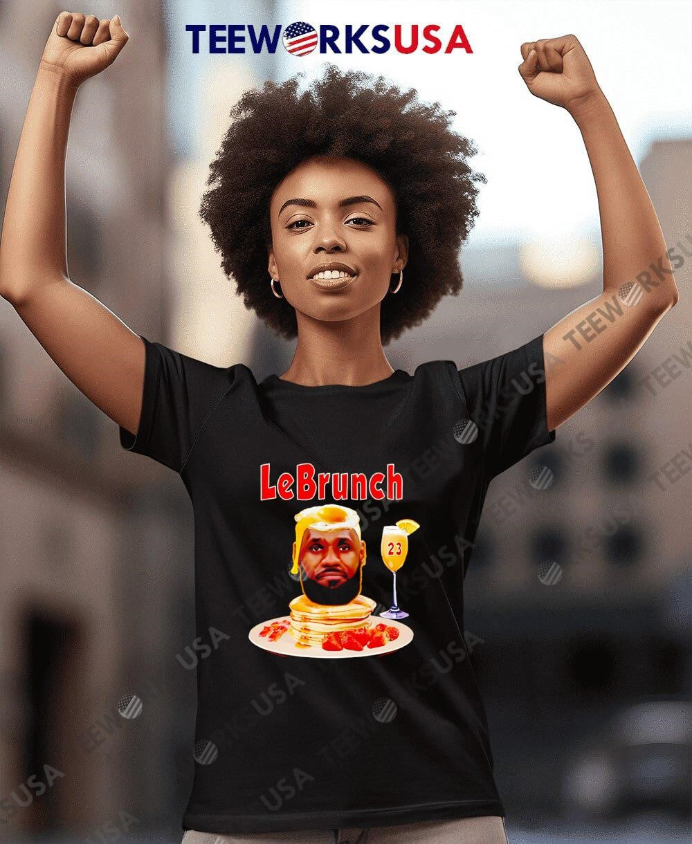Lebrunch Funny Lebron James Pancake - Adult & Kids T-Shirts, Sweatshirts & Hoodies apparel design preview 7