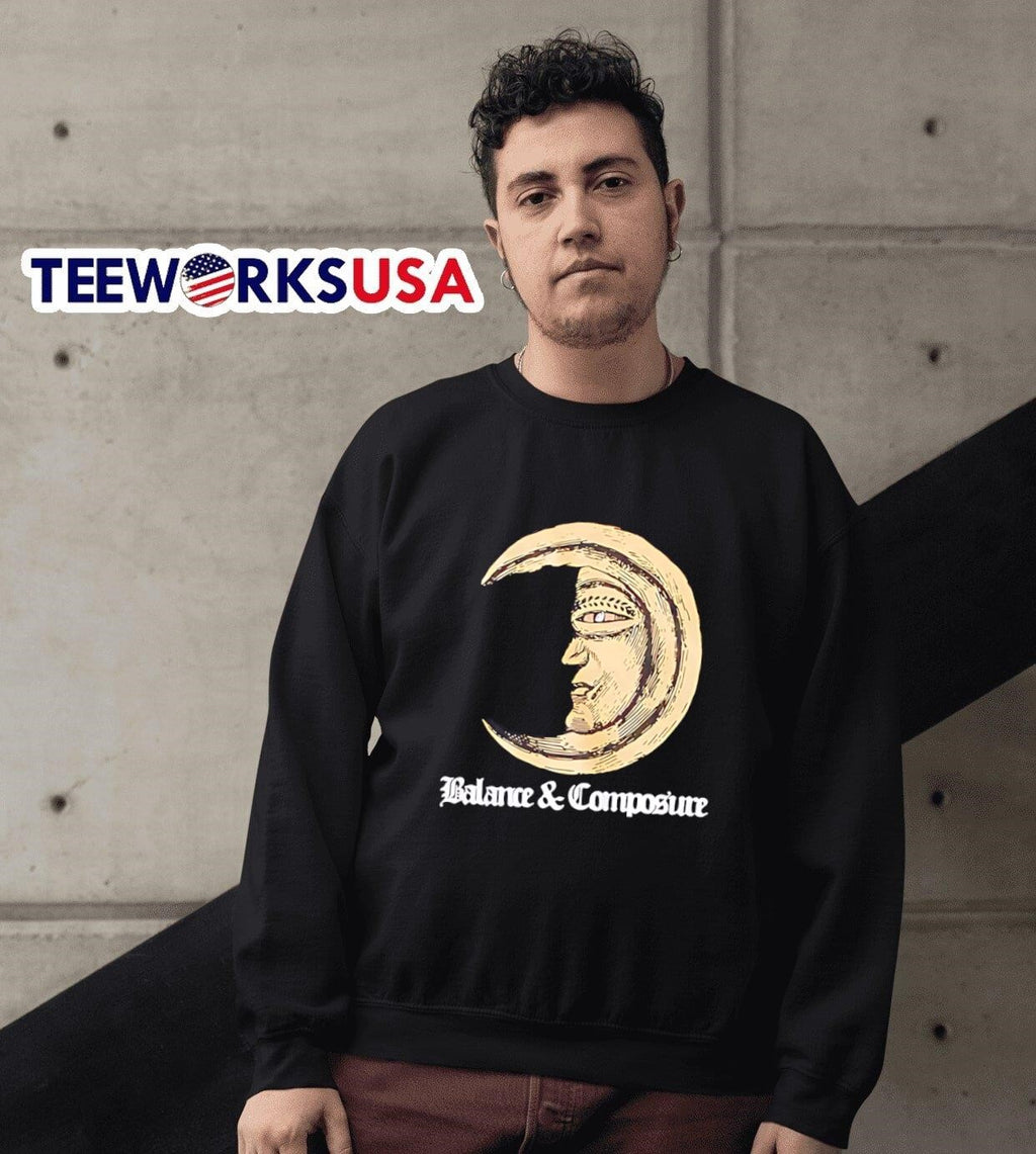 Balance and composure moon logo - Adult & Kids T-Shirts, Sweatshirts & Hoodies apparel design preview 6