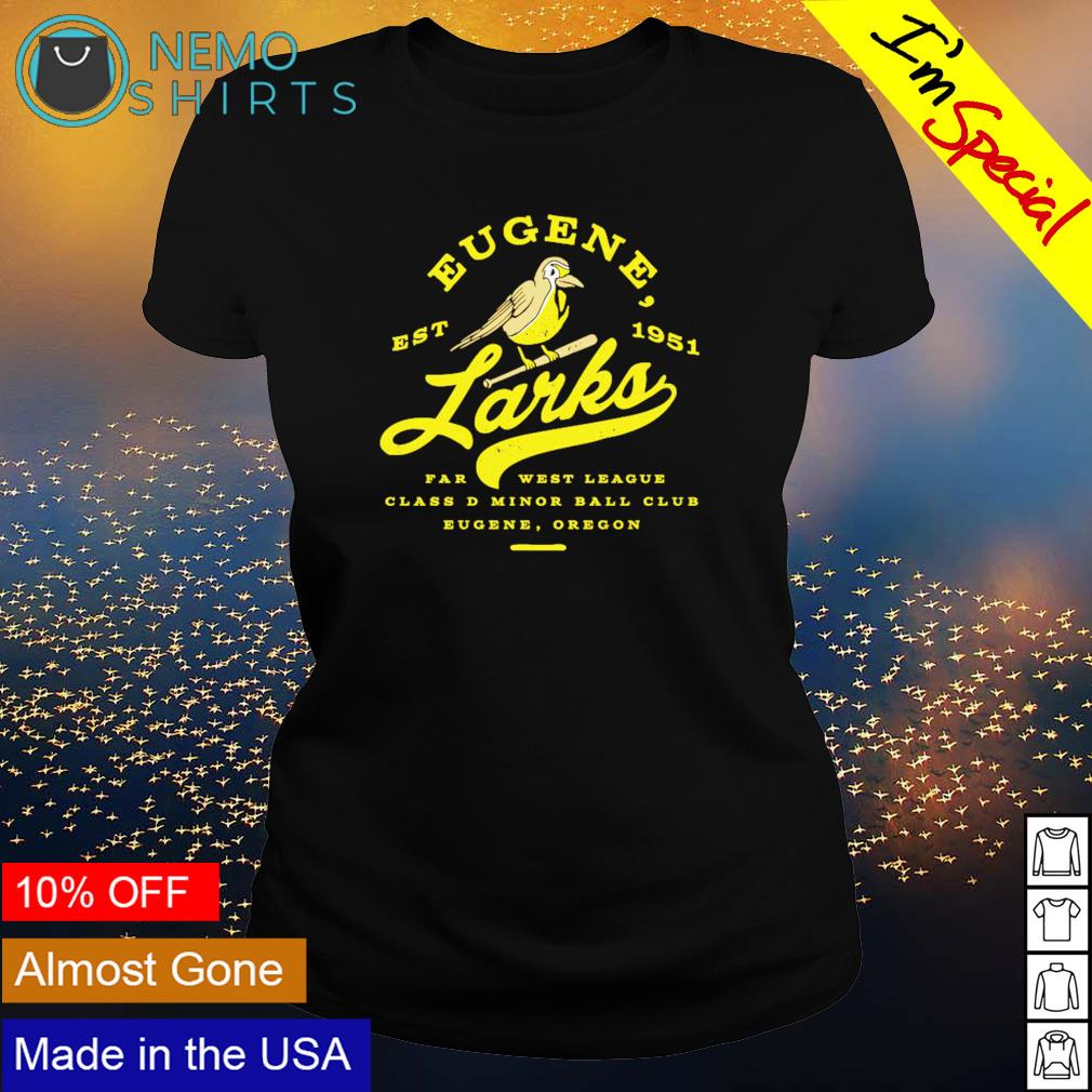 Eugene Larks est 1951 far west league - Adult & Kids T-Shirts, Sweatshirts & Hoodies apparel design preview 3