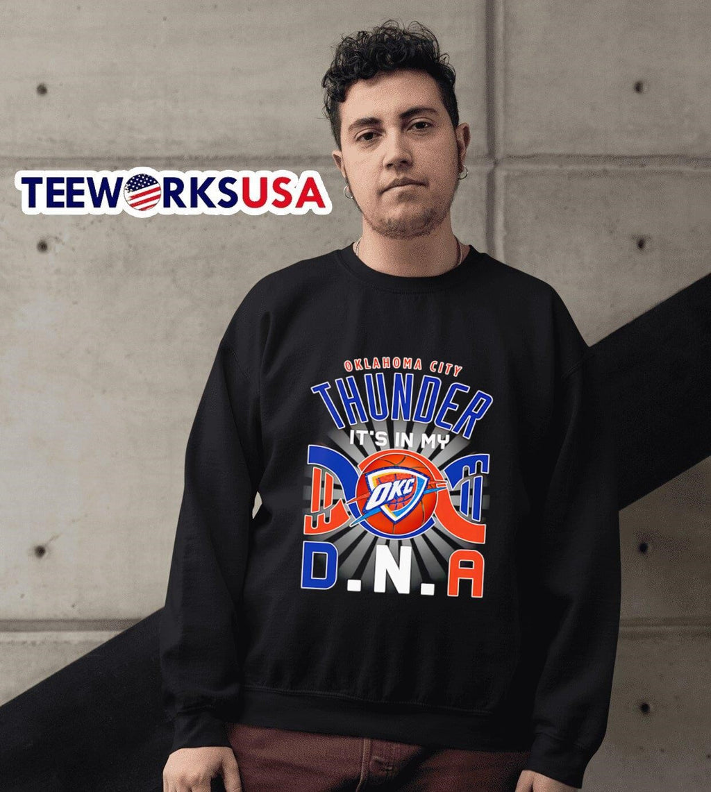 Oklahoma City Thunder it's in my DNA - Adult & Kids T-Shirts, Sweatshirts & Hoodies apparel design preview 6