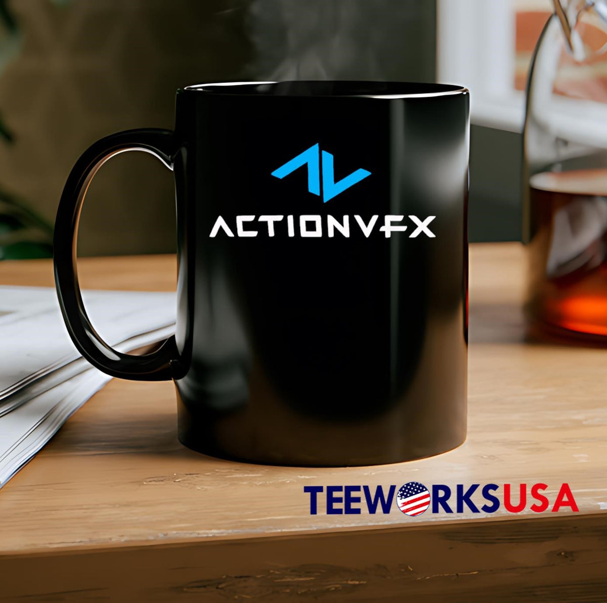 ActionVFX logo - Adult & Kids T-Shirts, Sweatshirts & Hoodies apparel design preview 2