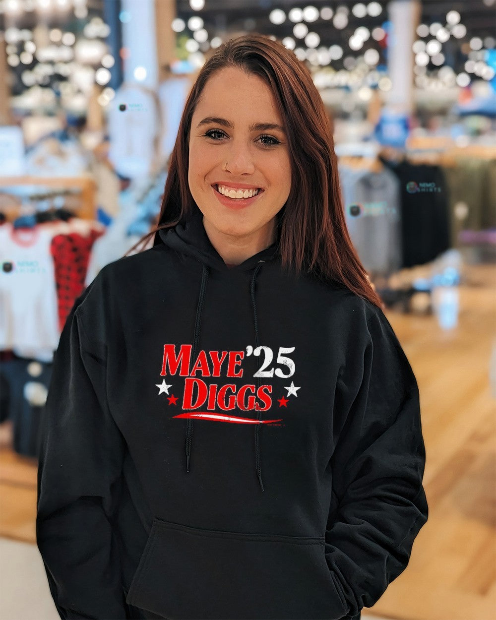 Drake Maye and Stefon Diggs '25 New England Patriots - Adult & Kids T-Shirts, Sweatshirts & Hoodies apparel design preview 3