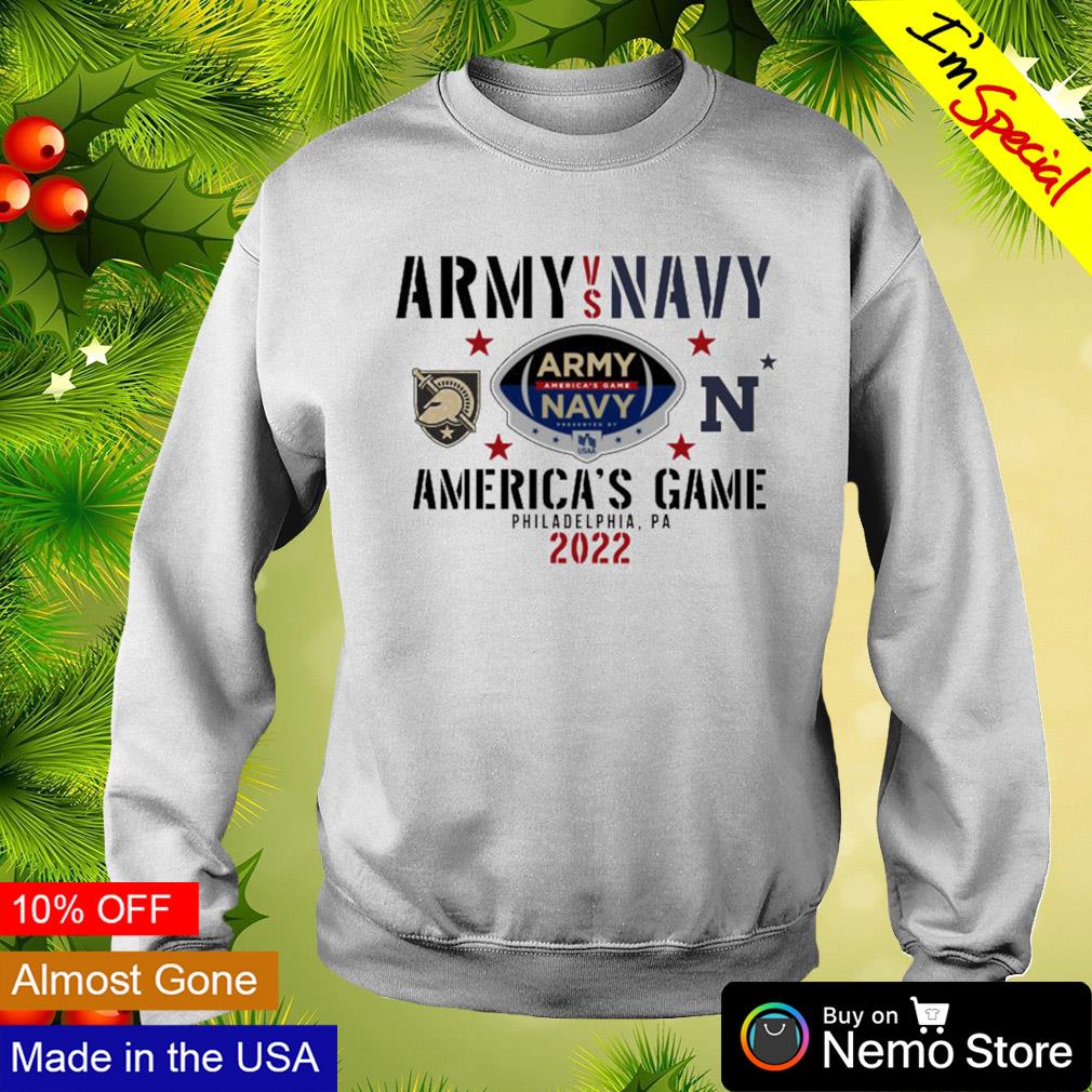 Army Black Knights vs Navy Midshipmen America's game - Adult & Kids T-Shirts, Sweatshirts & Hoodies apparel design preview 4