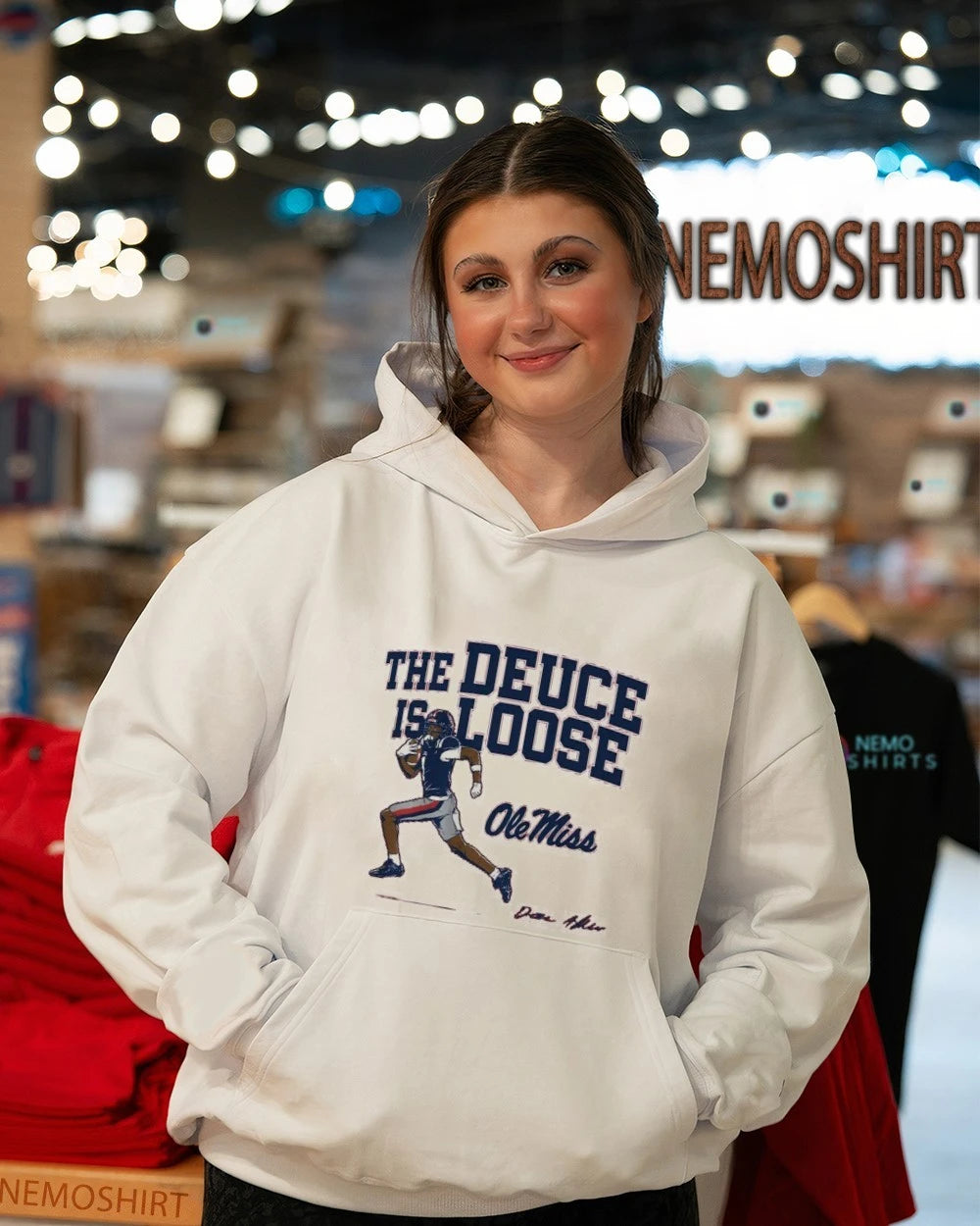 Hilton Alexander II The Deuce Is Loose Ole Miss - Adult & Kids T-Shirts, Sweatshirts & Hoodies apparel design preview 5