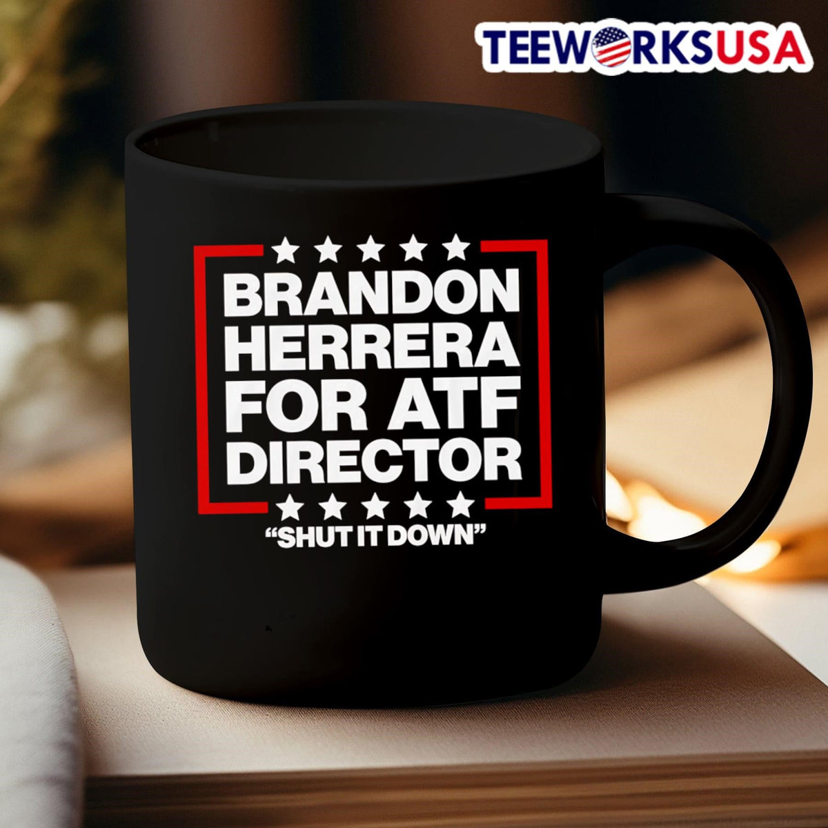 Brandon Herrera for ATF director shut it down - Adult & Kids T-Shirts, Sweatshirts & Hoodies apparel design preview 3