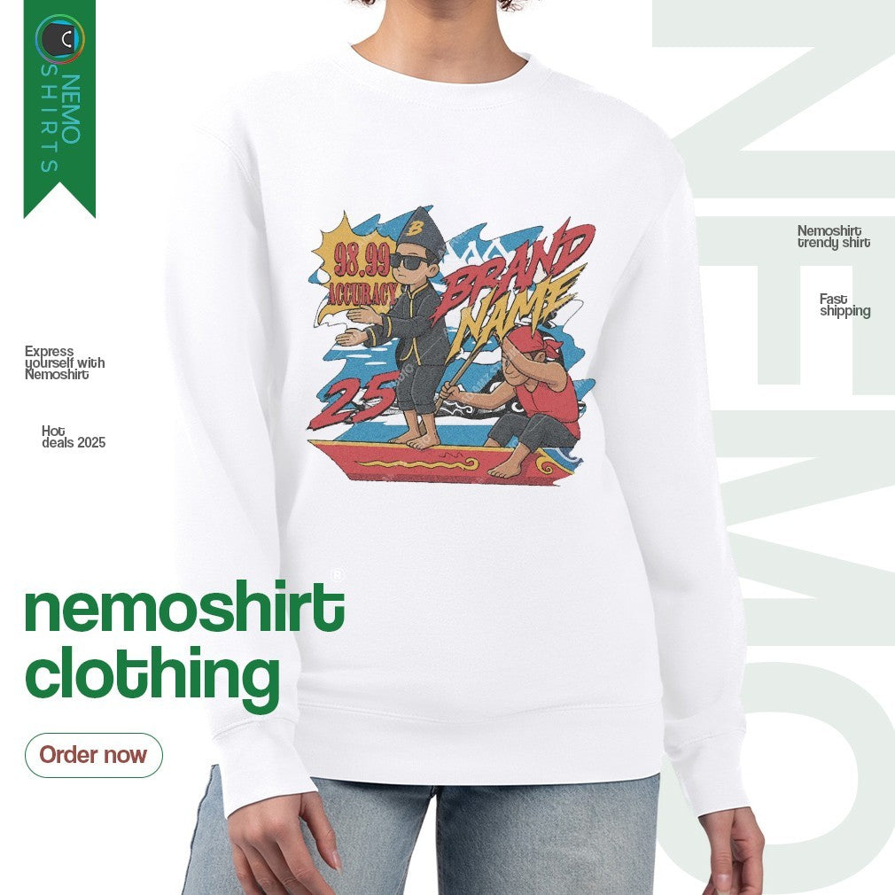 Aura Farming dragon boat racing cartoon - Adult & Kids T-Shirts, Sweatshirts & Hoodies apparel design preview 4