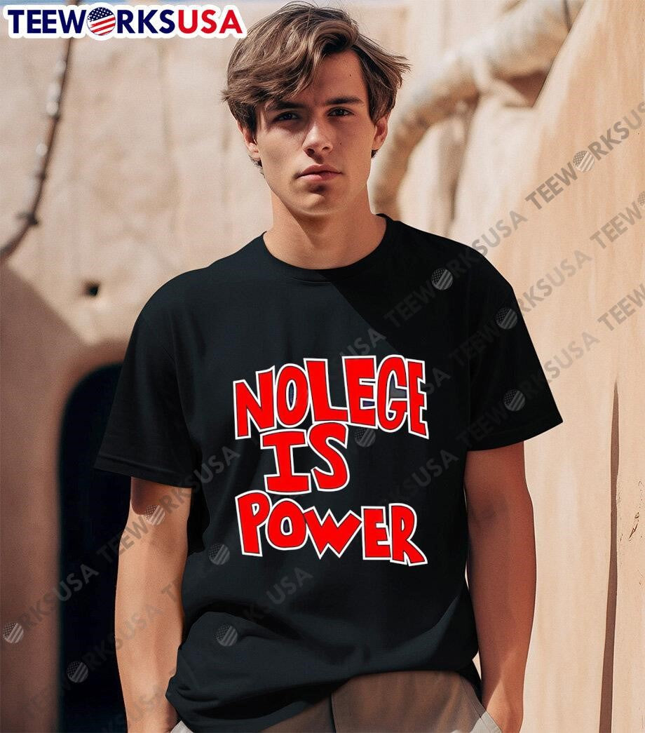 Nolege Is Power - Adult & Kids T-Shirts, Sweatshirts & Hoodies apparel design preview 1
