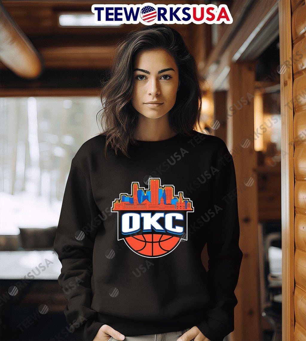 Oklahoma City Thunder Basketball Inspired style 2025 - Adult & Kids T-Shirts, Sweatshirts & Hoodies apparel design preview 6