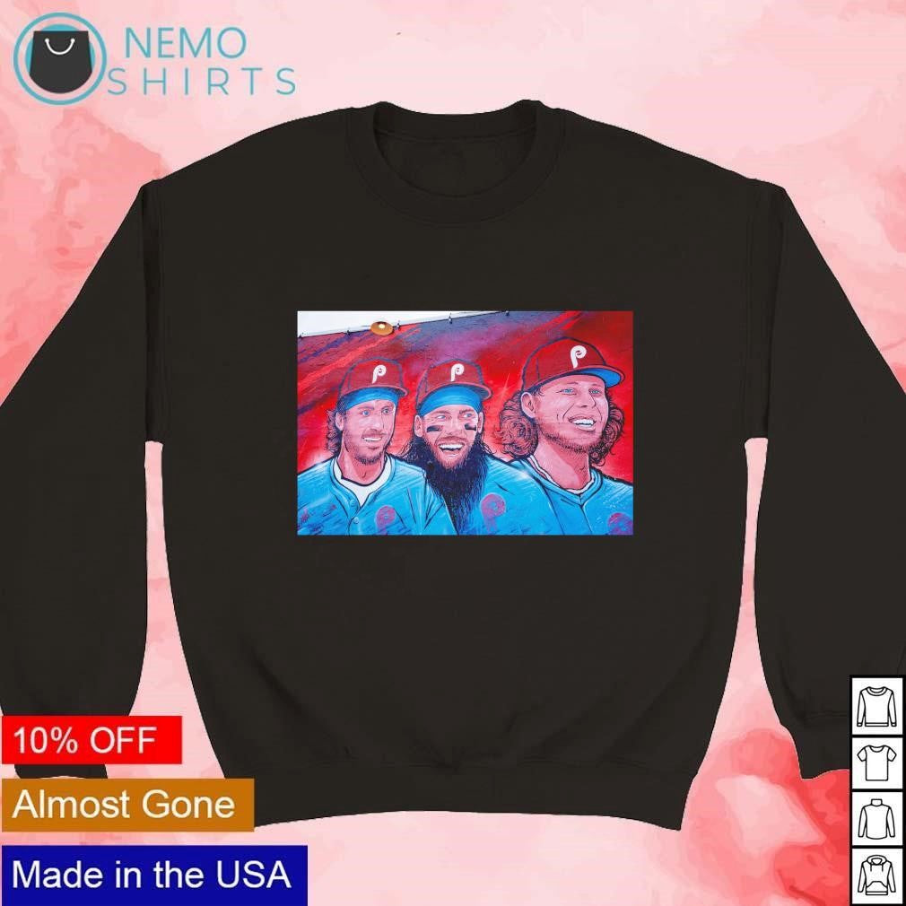 Philadelphia Phillies Alec Bohm Brandon Marsh and - Adult & Kids T-Shirts, Sweatshirts & Hoodies apparel design preview 3