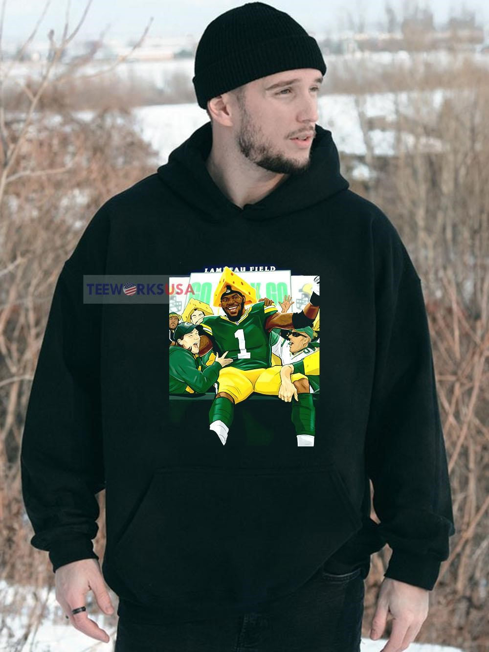 Micah and The Packers beat Commanders - Adult & Kids T-Shirts, Sweatshirts & Hoodies apparel design preview 2