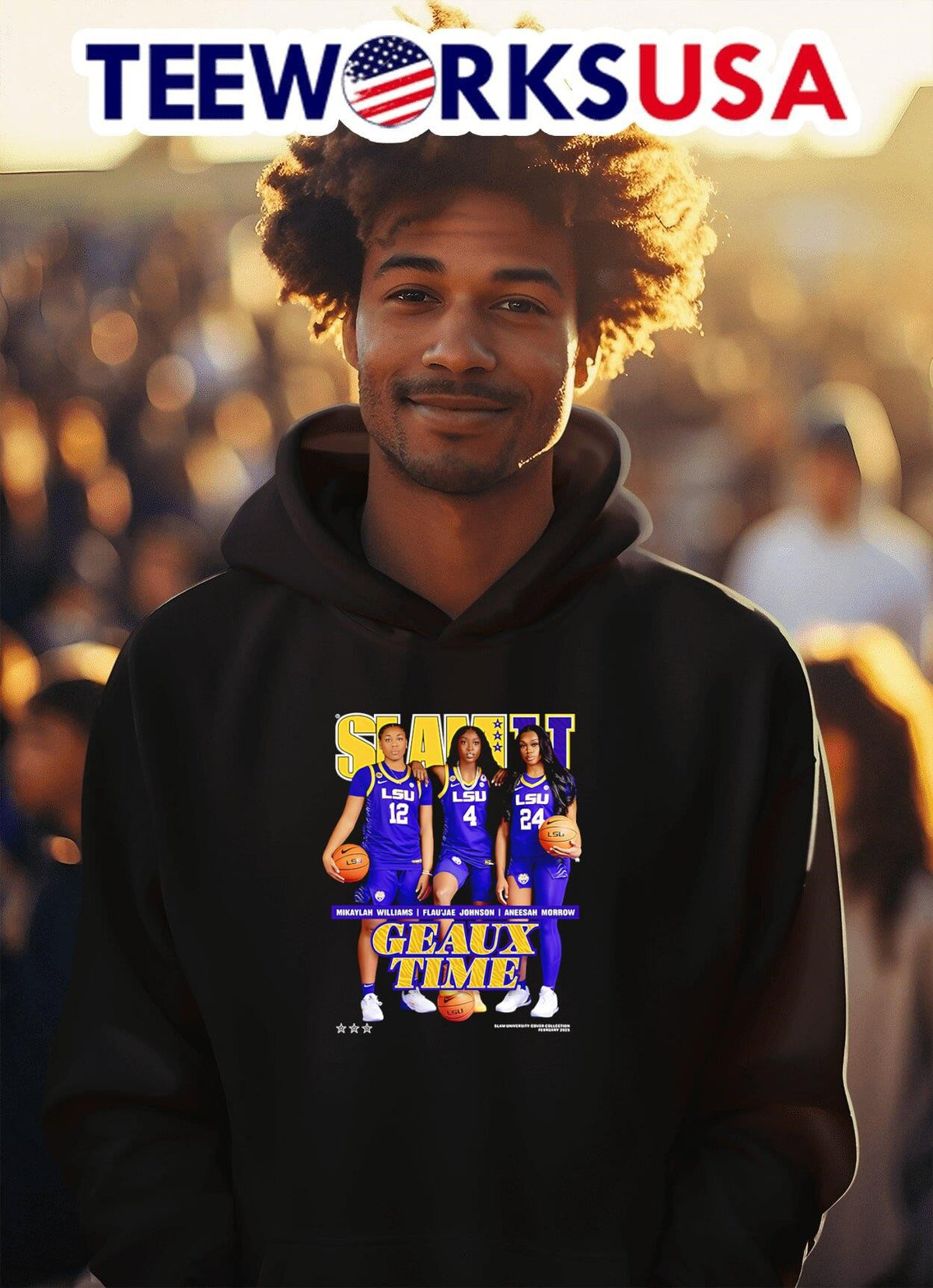 Slam Mikaylah Williams Flau'jae Johnson Aneesah - Adult & Kids T-Shirts, Sweatshirts & Hoodies apparel design preview 2