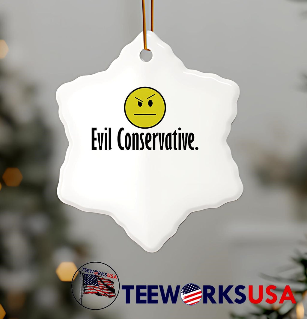 Evil Conservative Tall smle - Adult & Kids T-Shirts, Sweatshirts & Hoodies apparel design preview 7