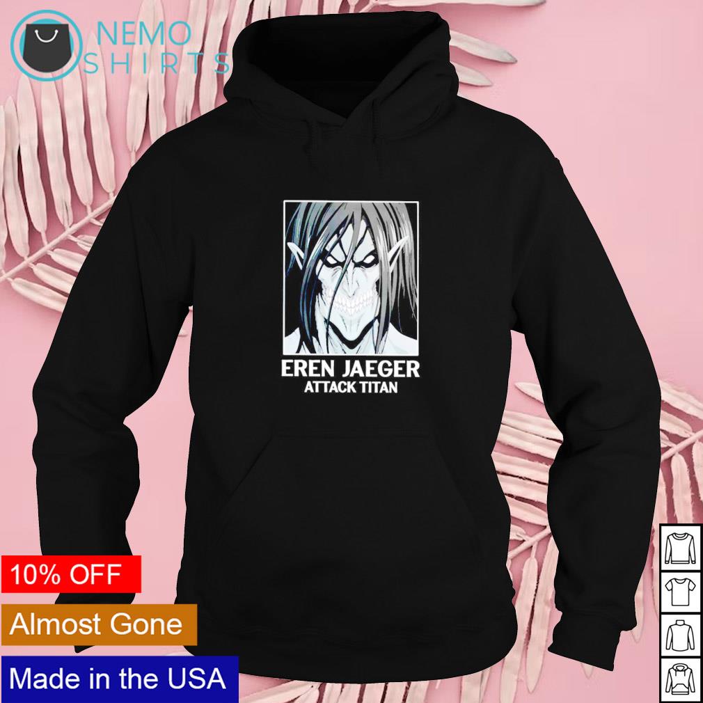 Eren Jaeger attack titan - Adult & Kids T-Shirts, Sweatshirts & Hoodies apparel design preview 2