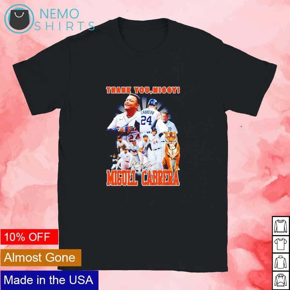 Thank You Miggy Miguel Cabrera signature - Adult & Kids T-Shirts, Sweatshirts & Hoodies apparel design preview 1
