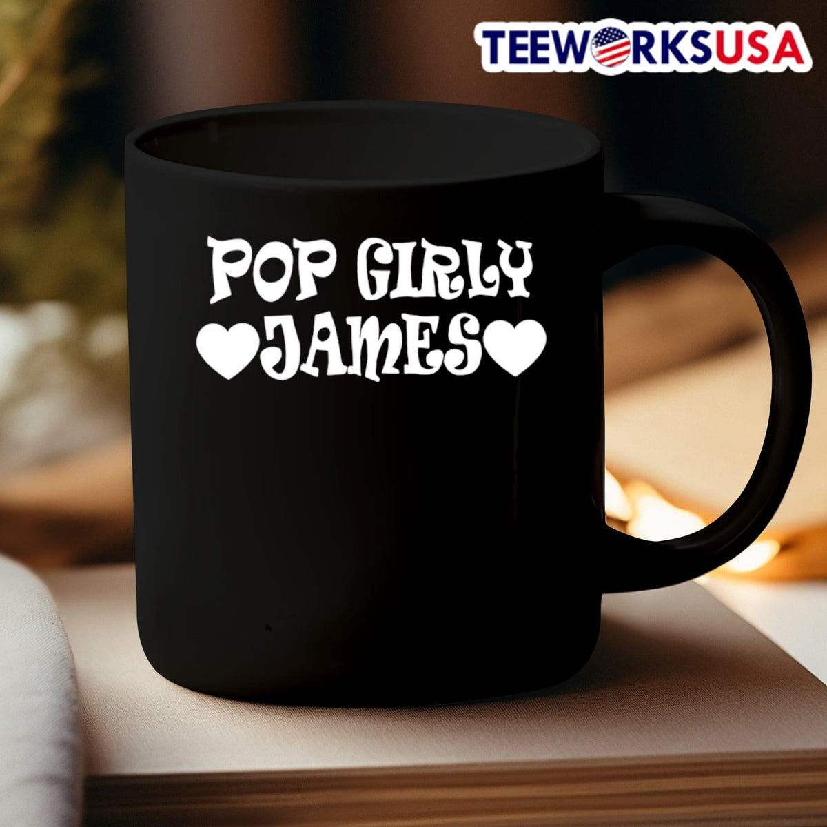 Pop Girly James heart - Adult & Kids T-Shirts, Sweatshirts & Hoodies apparel design preview 3