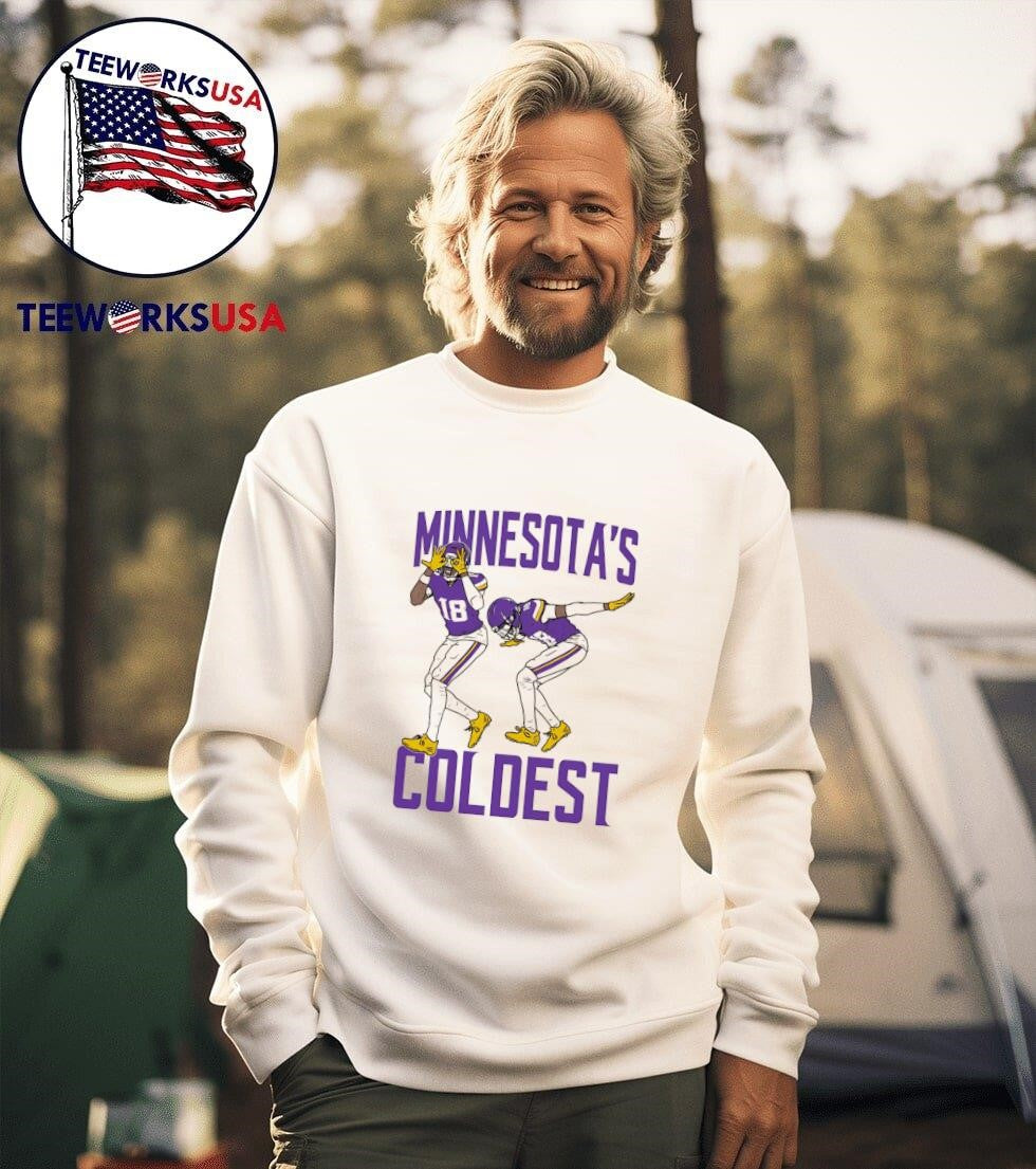 Minnesota's Coldest football - Adult & Kids T-Shirts, Sweatshirts & Hoodies apparel design preview 3