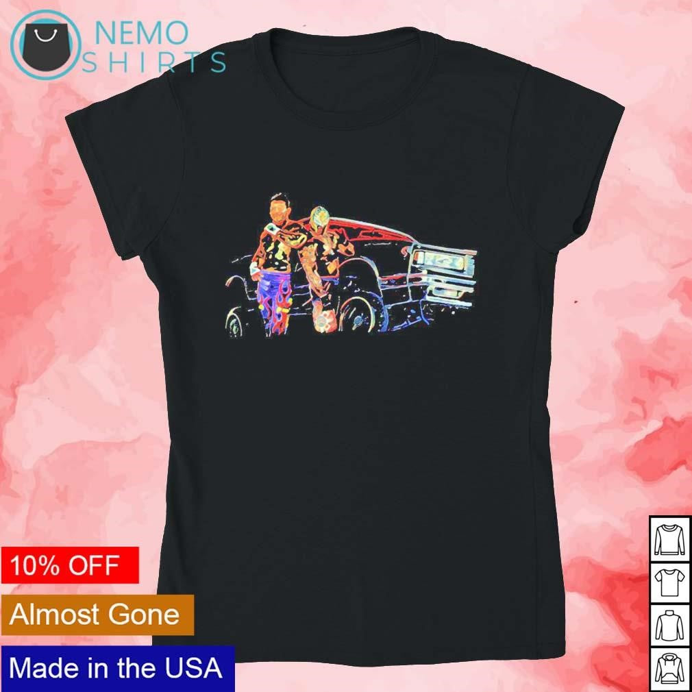 Eddie Guerrero and Rey Mysterio match - Adult & Kids T-Shirts, Sweatshirts & Hoodies apparel design preview 4