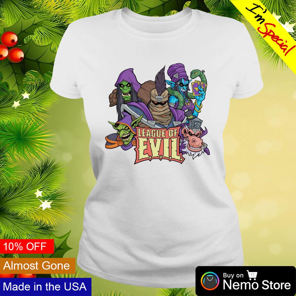 The league of EVIL - Adult & Kids T-Shirts, Sweatshirts & Hoodies apparel design preview 3