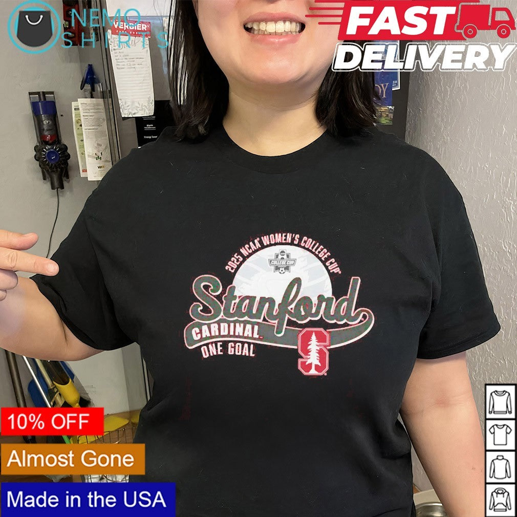 Stanford Cardinal 2025 women's college cup one goal - Adult & Kids T-Shirts, Sweatshirts & Hoodies apparel design preview 3