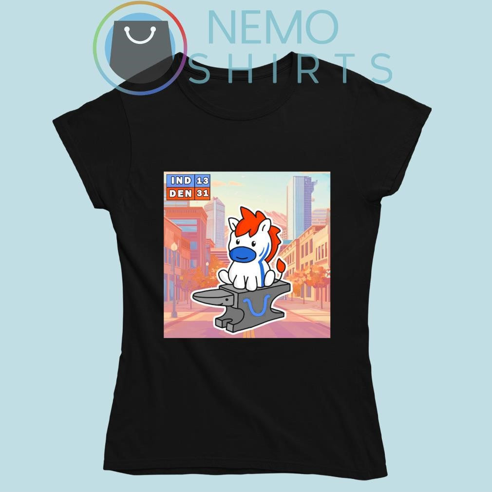 Denver Broncos neigh to victory IND vs DEN score 13 - Adult & Kids T-Shirts, Sweatshirts & Hoodies apparel design preview 6