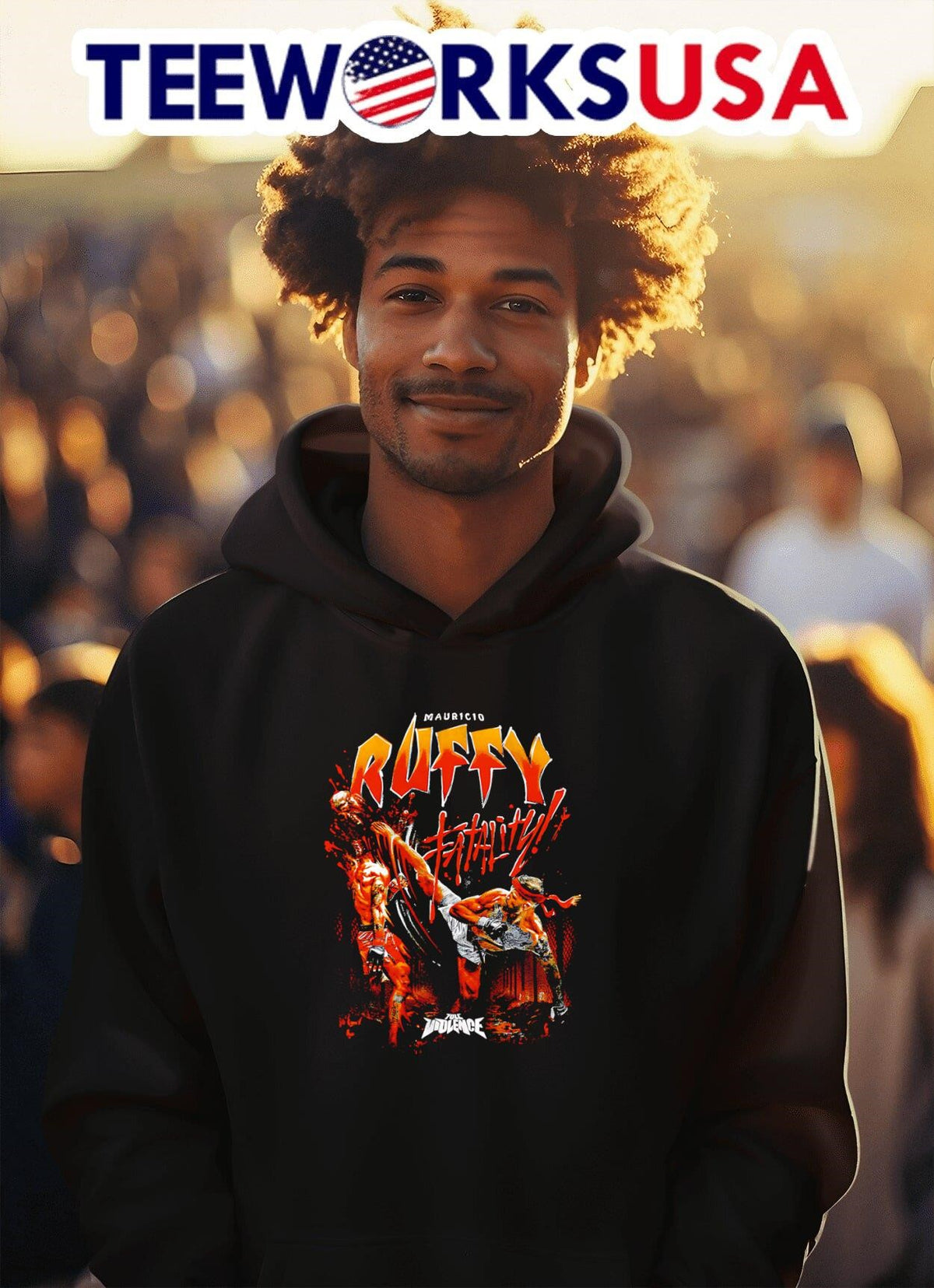 Fighting Nerds RufFATALITY - Adult & Kids T-Shirts, Sweatshirts & Hoodies apparel design preview 2