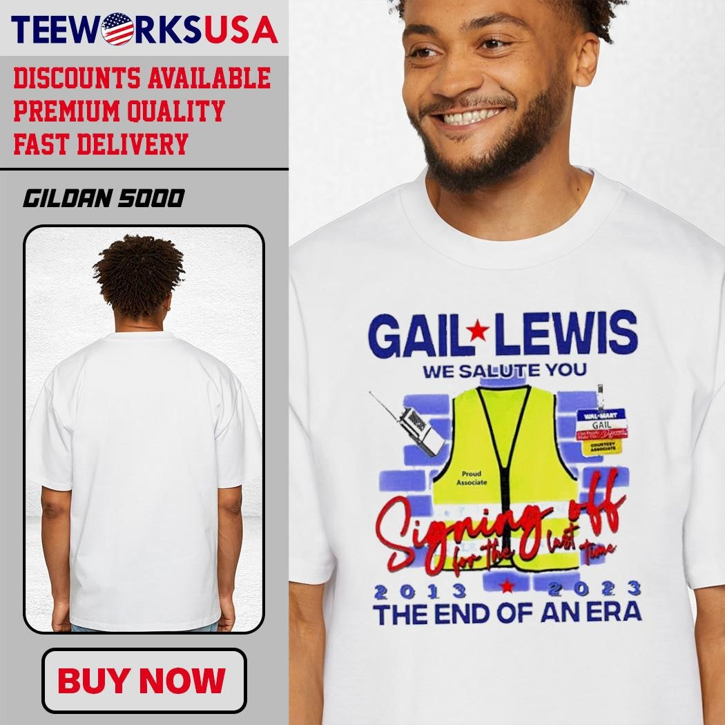 Gail Lewis We Salute You The End Of An Era design - Adult & Kids T-Shirts, Sweatshirts & Hoodies apparel design preview 1