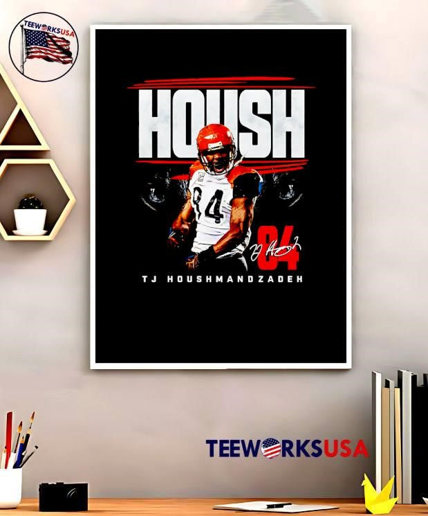 T J Houshmandzadeh Cincinnati Bengals Housh signature - Adult & Kids T-Shirts, Sweatshirts & Hoodies apparel design preview 5