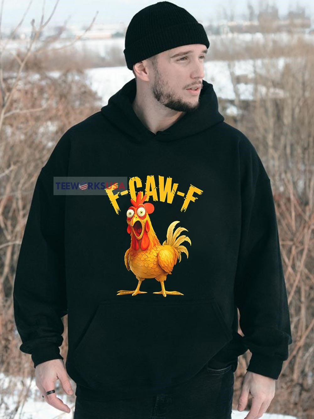 F-Caw-F Chicken - Adult & Kids T-Shirts, Sweatshirts & Hoodies apparel design preview 2