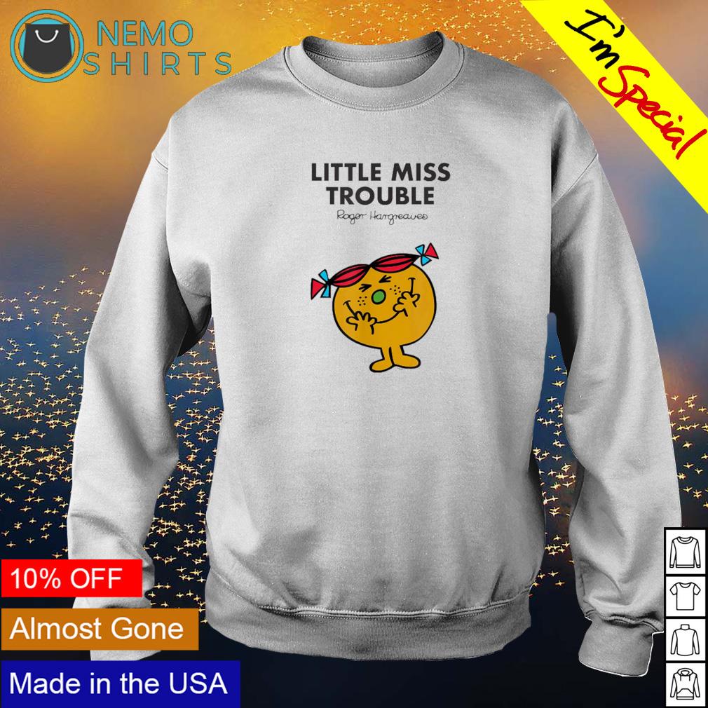 Little Miss trouble - Adult & Kids T-Shirts, Sweatshirts & Hoodies apparel design preview 4