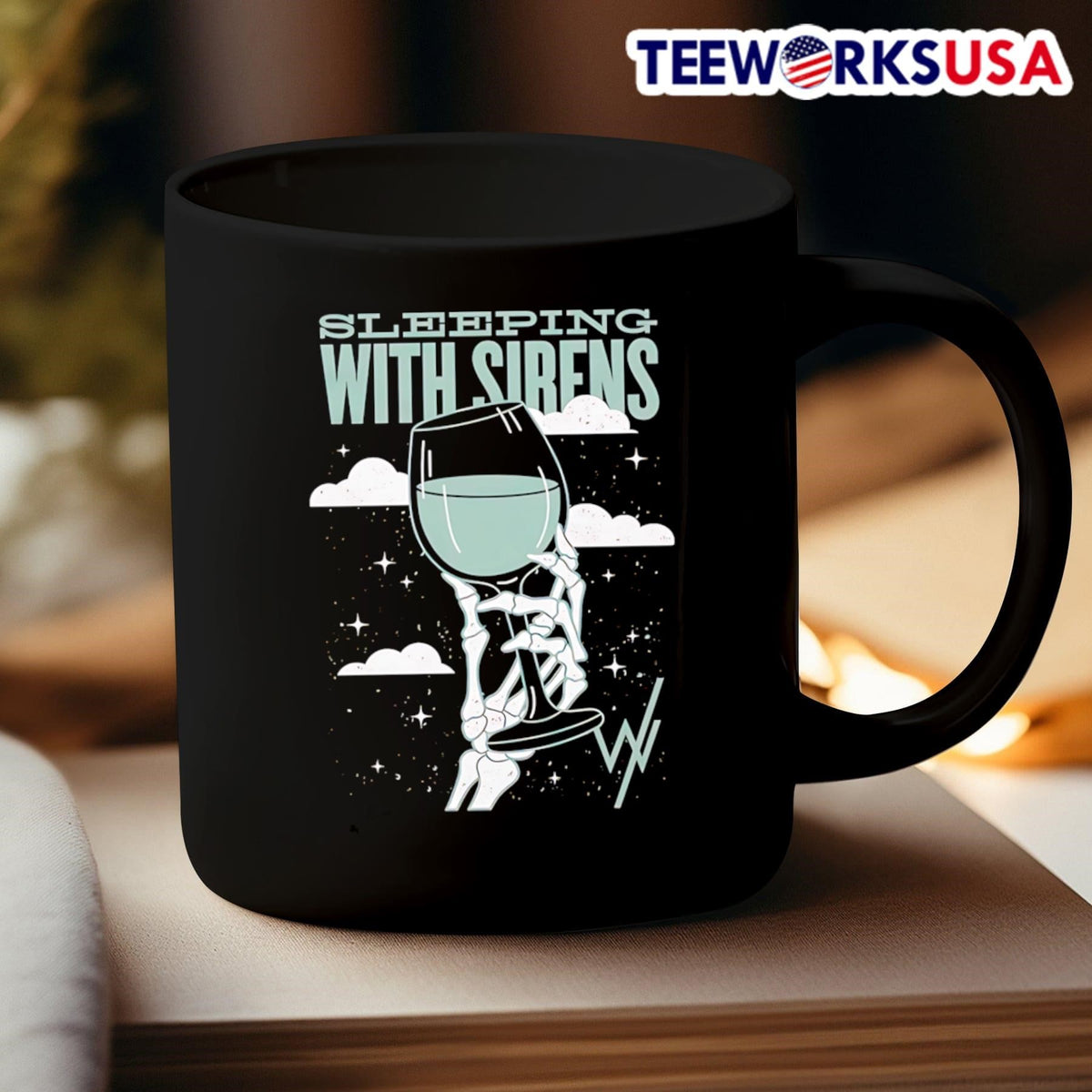 Sleeping with Sirens wine - Adult & Kids T-Shirts, Sweatshirts & Hoodies apparel design preview 3