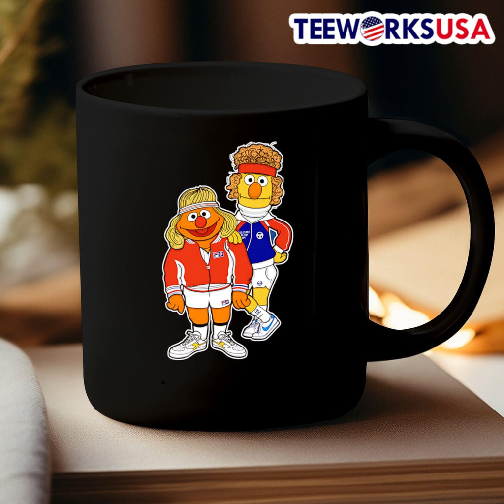 Borg and McEnroe - Adult & Kids T-Shirts, Sweatshirts & Hoodies apparel design preview 3
