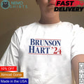 Brunson Hart '24 roommates election - Adult & Kids T-Shirts, Sweatshirts & Hoodies apparel design preview 1