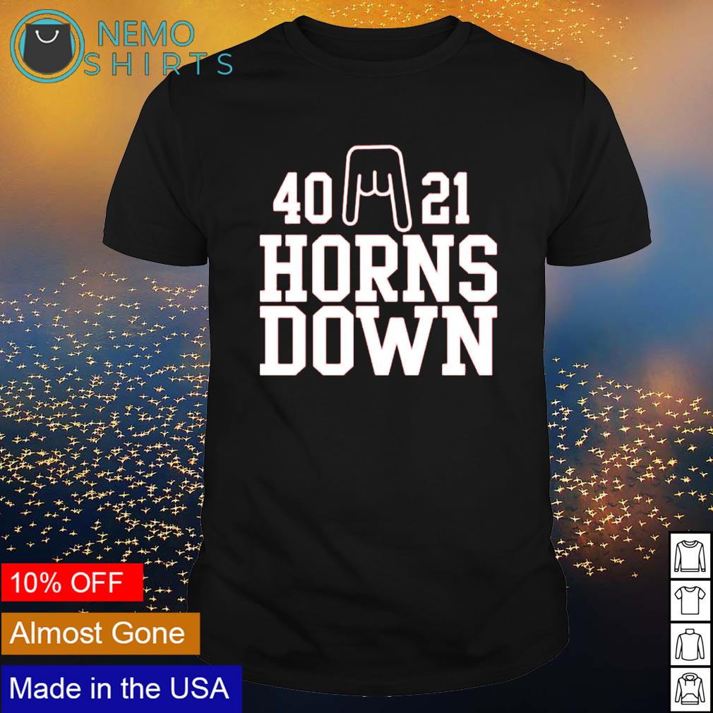 40 21 horns down - Adult & Kids T-Shirts, Sweatshirts & Hoodies apparel design preview 1