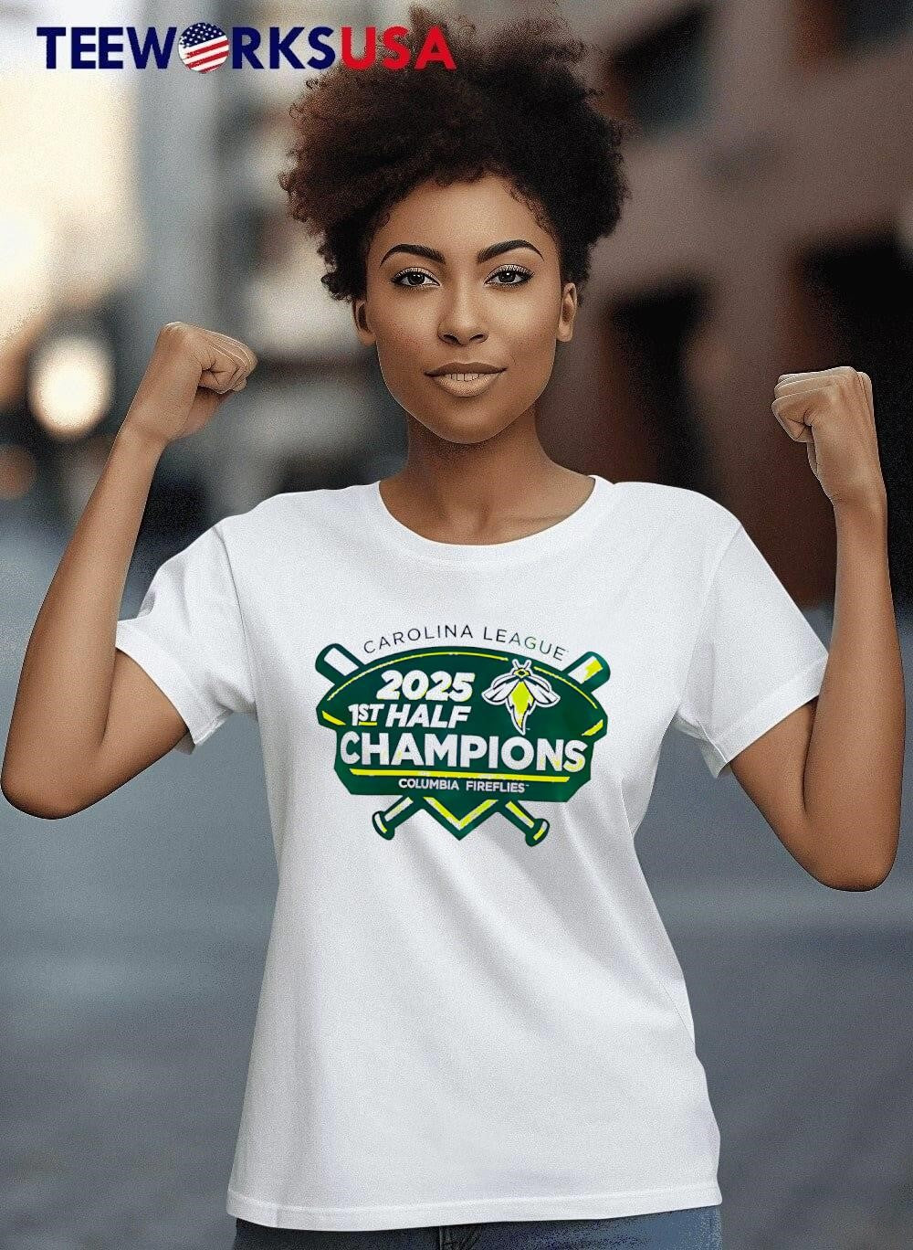 Carolina League 2025 Columbia Fireflies 1st Half - Adult & Kids T-Shirts, Sweatshirts & Hoodies apparel design preview 8