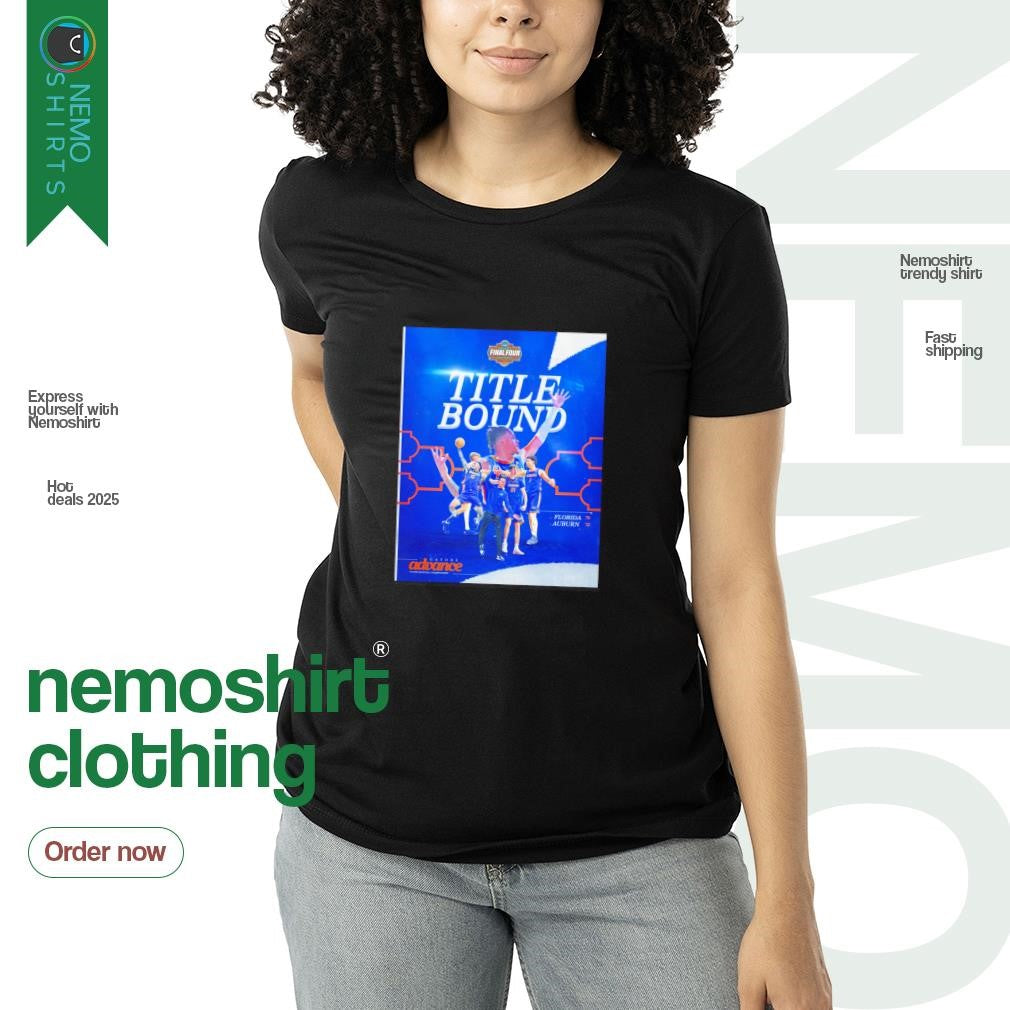 Florida Gators 2025 men's Final Four title bound - Adult & Kids T-Shirts, Sweatshirts & Hoodies apparel design preview 3