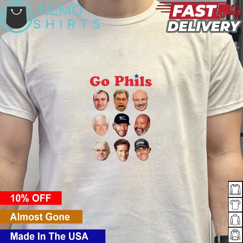 Go Phils Phillips Philadelphia Phillies - Adult & Kids T-Shirts, Sweatshirts & Hoodies apparel design preview 5