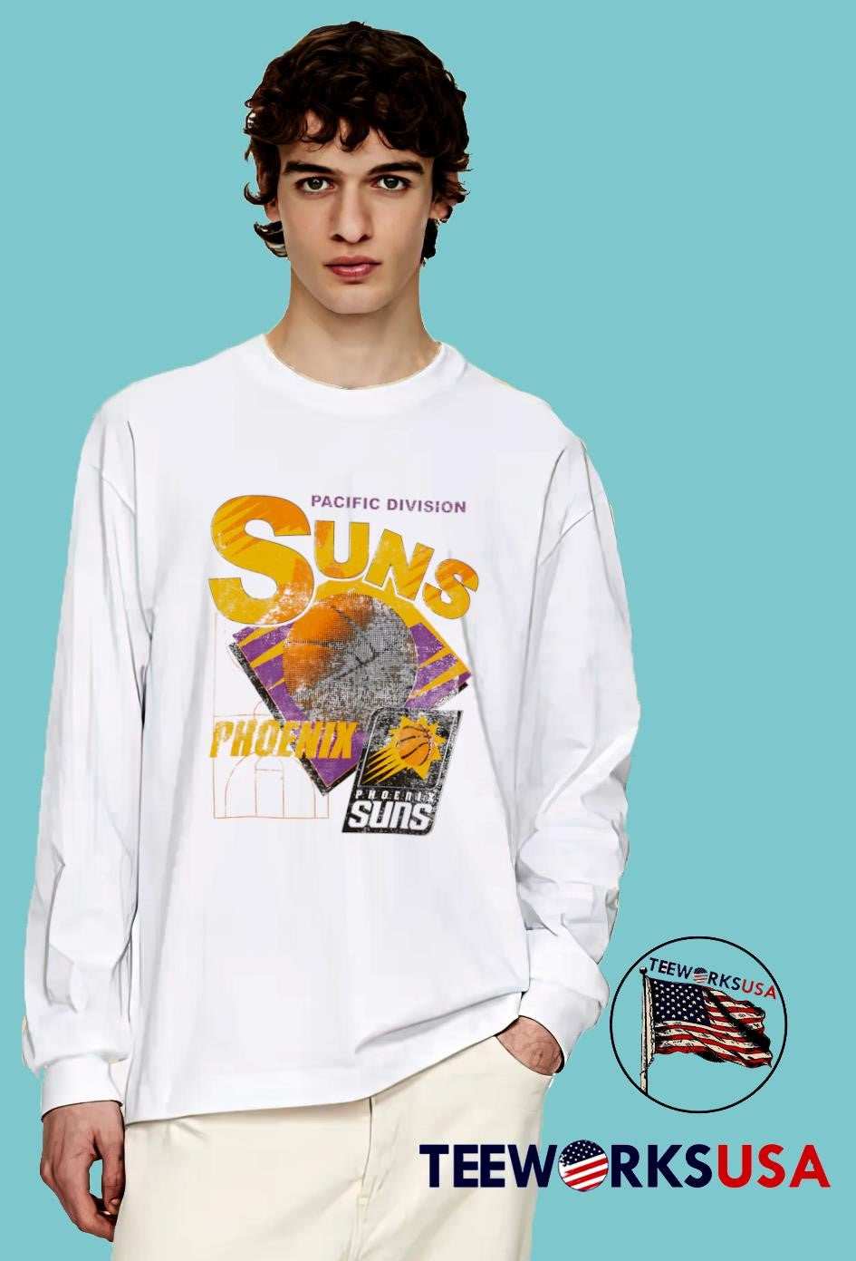 Phoenix Suns Pacific Division - Adult & Kids T-Shirts, Sweatshirts & Hoodies apparel design preview 4