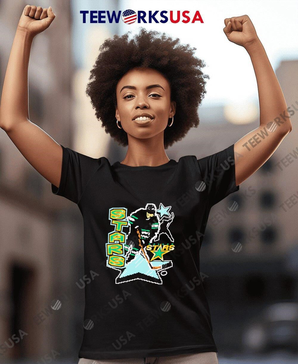 Dallas Stars Lighter video game - Adult & Kids T-Shirts, Sweatshirts & Hoodies apparel design preview 4